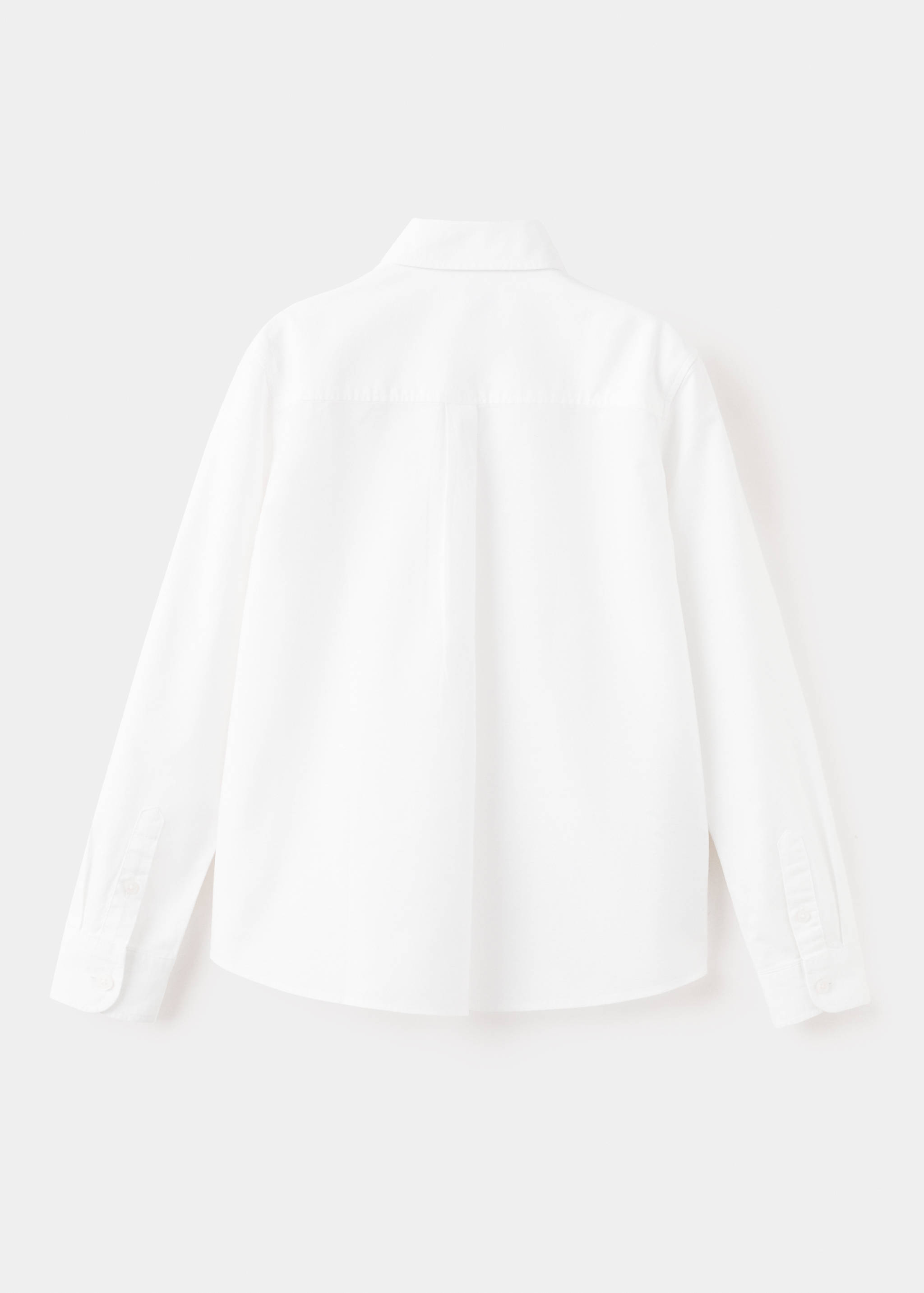 100% cotton Oxford shirt - Reverse of the article