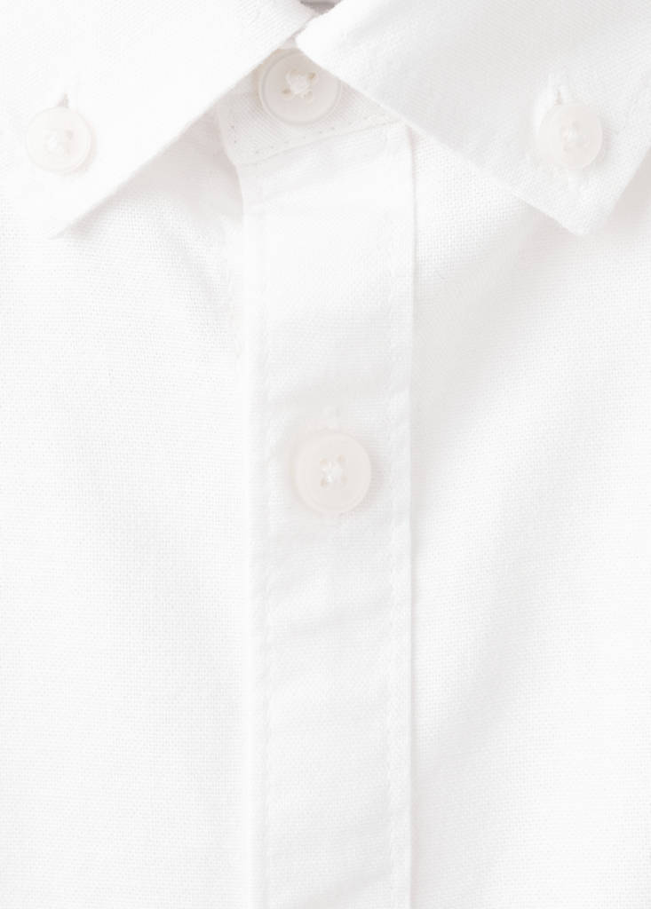 Striped Oxford shirt — White