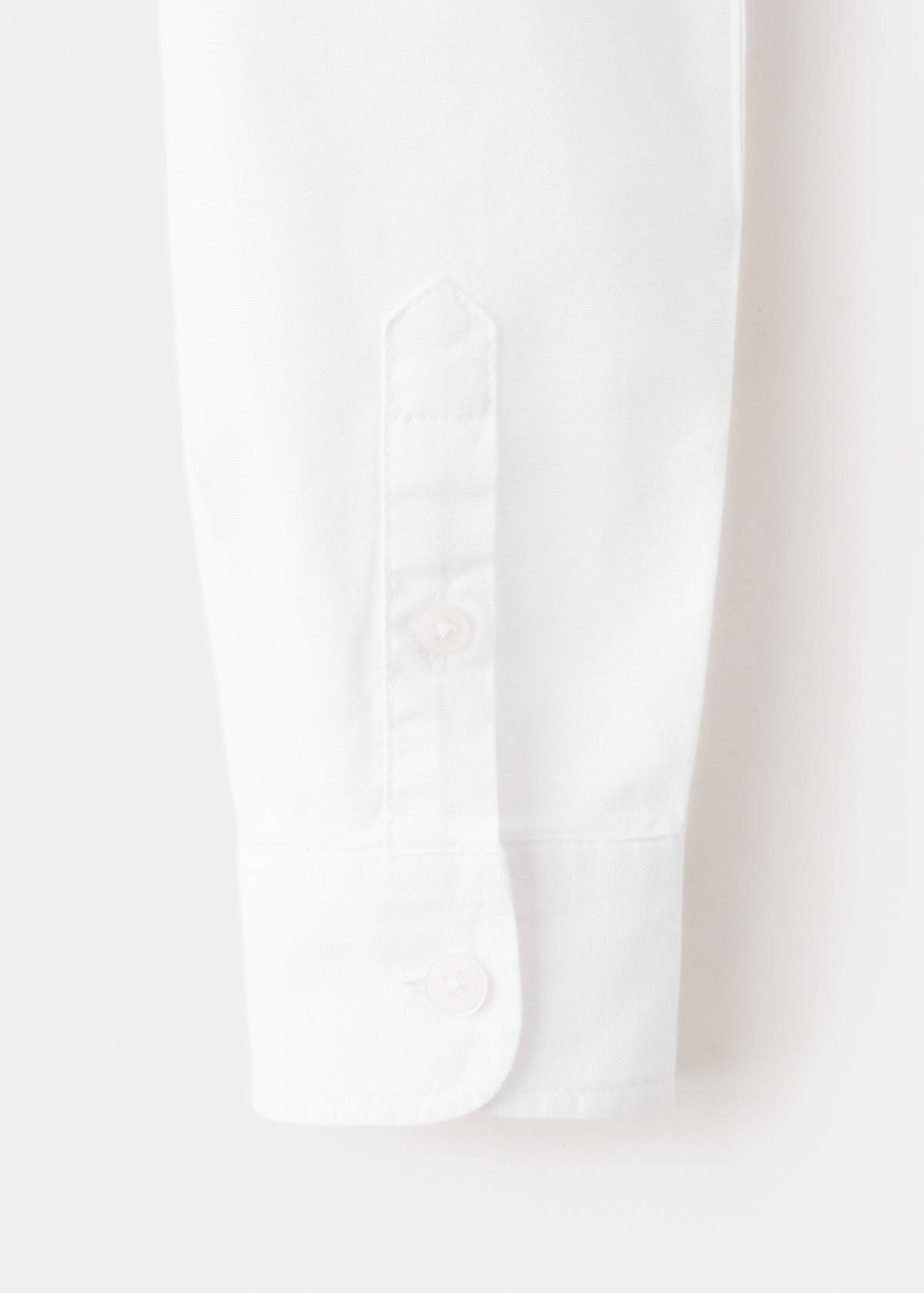 Striped Oxford shirt — White