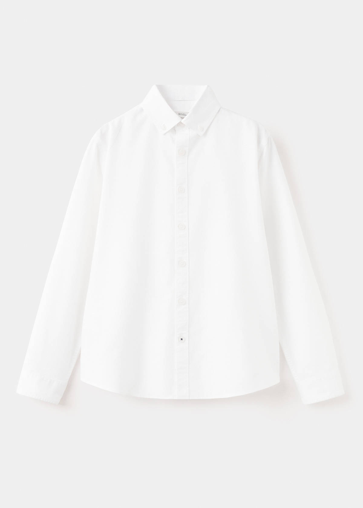Striped Oxford shirt — White