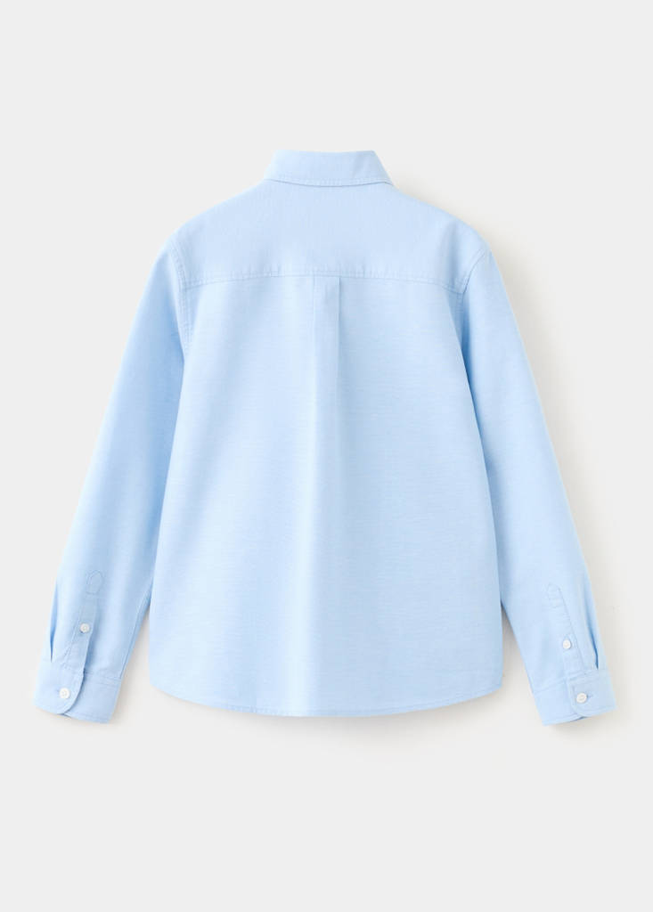 Striped Oxford shirt — Sky Blue