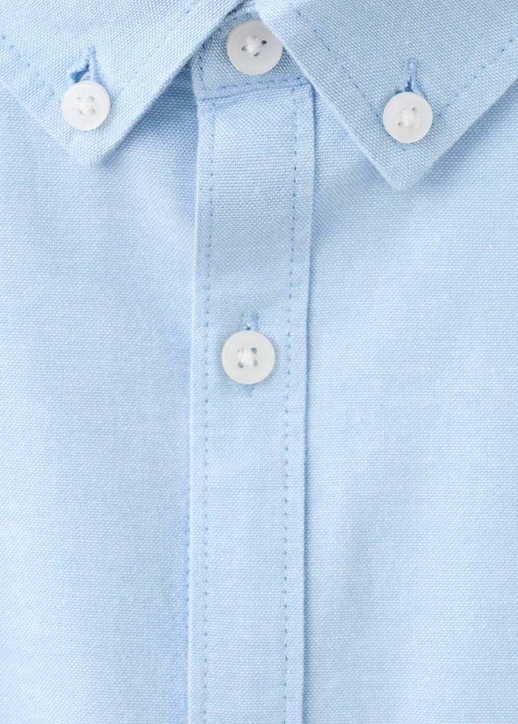 Striped Oxford shirt — Sky Blue