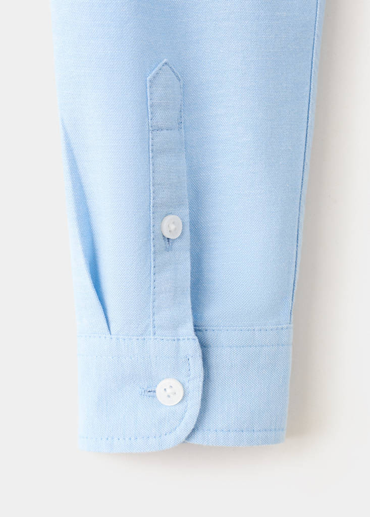 Striped Oxford shirt — Sky Blue