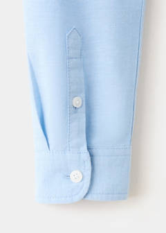 Striped Oxford shirt — Sky Blue 7