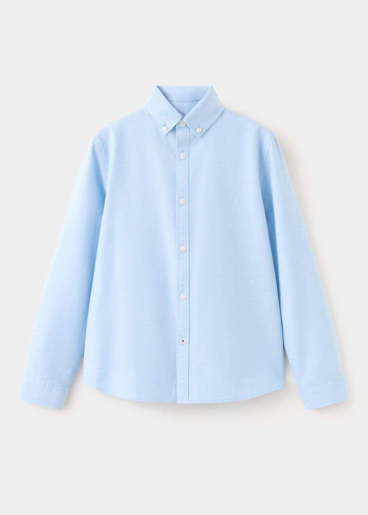 Striped Oxford shirt — Sky Blue