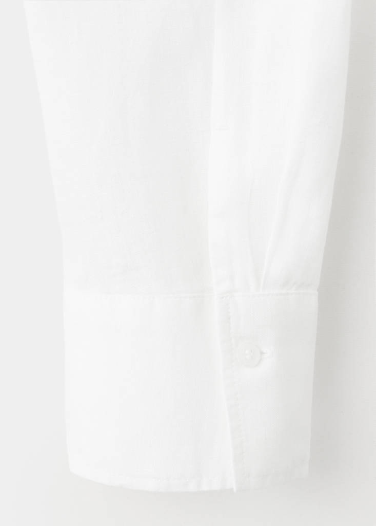 Pocket linen shirt — Off White