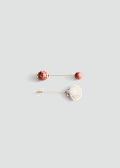 Set of 2 combined brooches — Gold 3