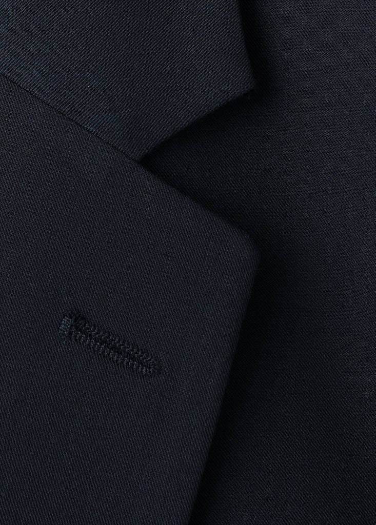 Super slim-fit suit jacket in stretch fabric — Dark Navy