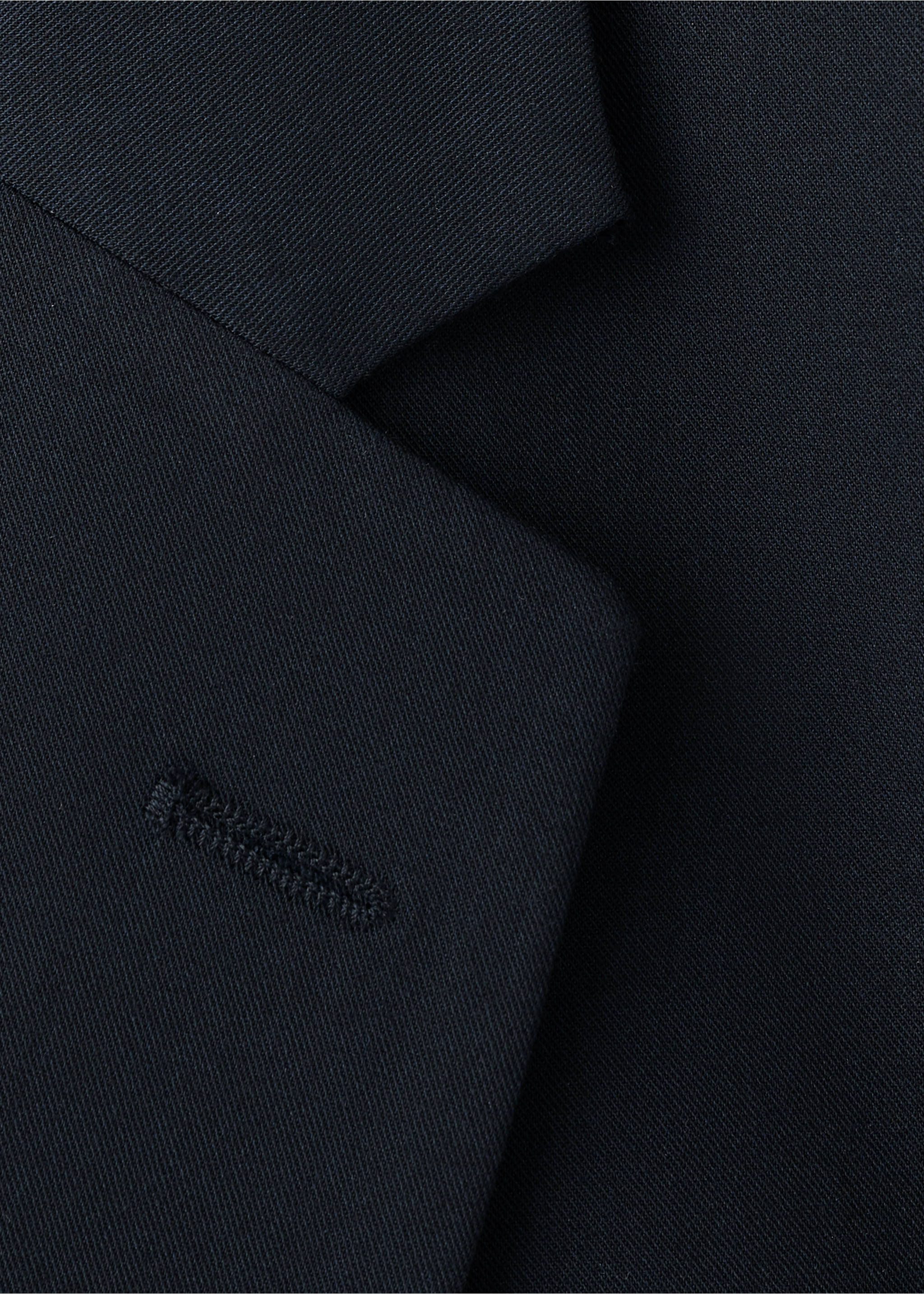 Super slim-fit suit jacket in stretch fabric - Details of the article 8, Dark Navy. Ref: 37091367-00.