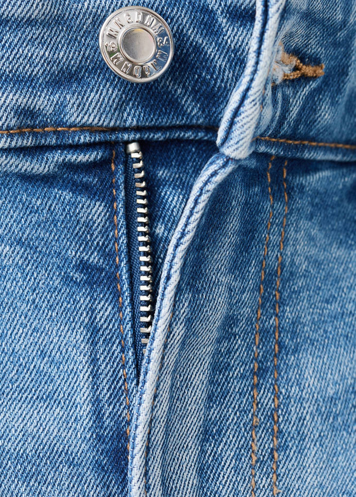 Sienna flared cropped jeans — Medium Blue