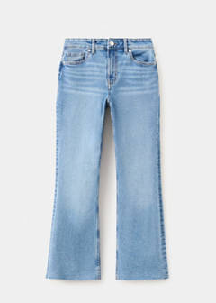 Sienna flared cropped jeans — Medium Blue 9