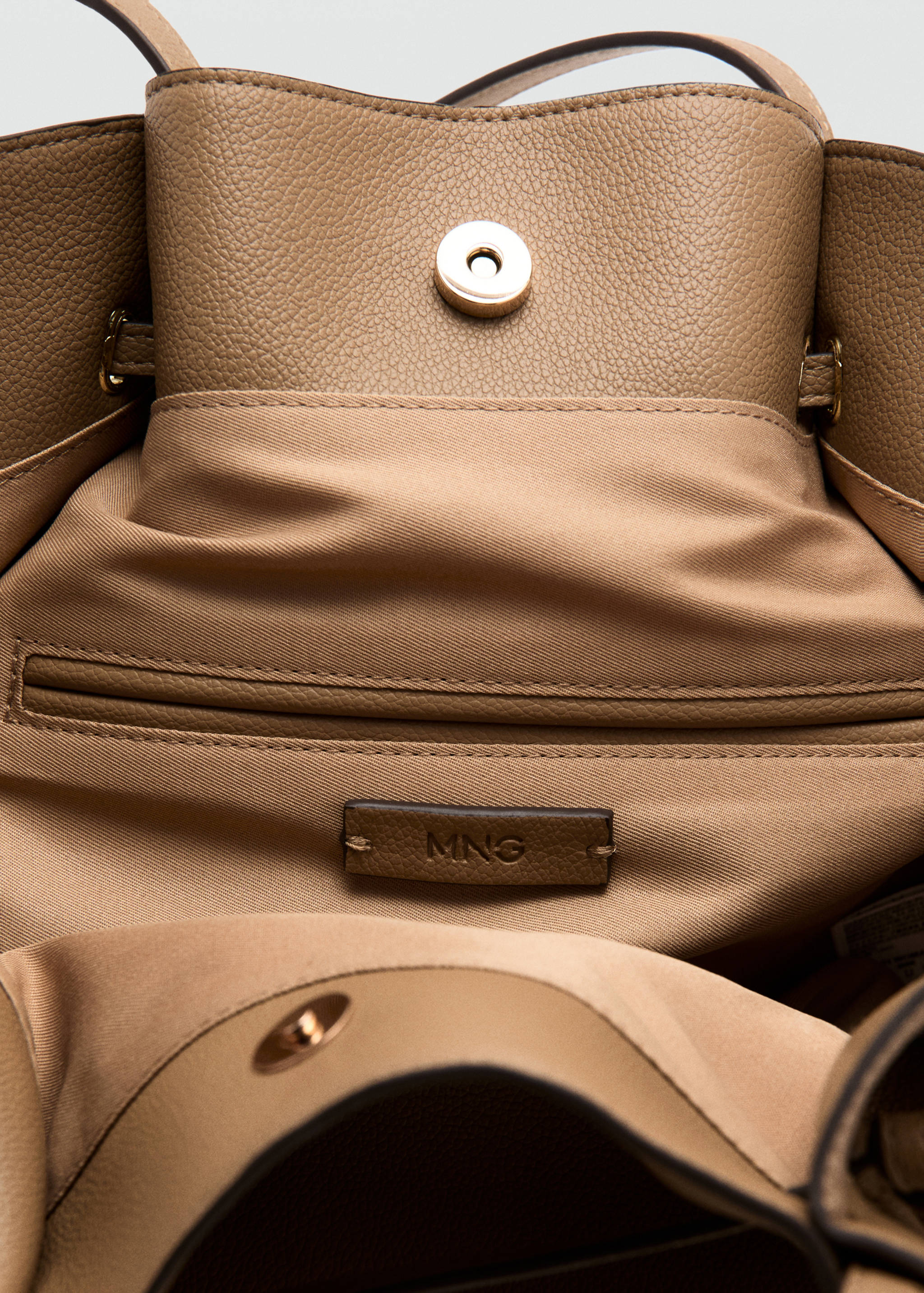 Bolso grande hombro efecto piel - Detalle del artículo 3