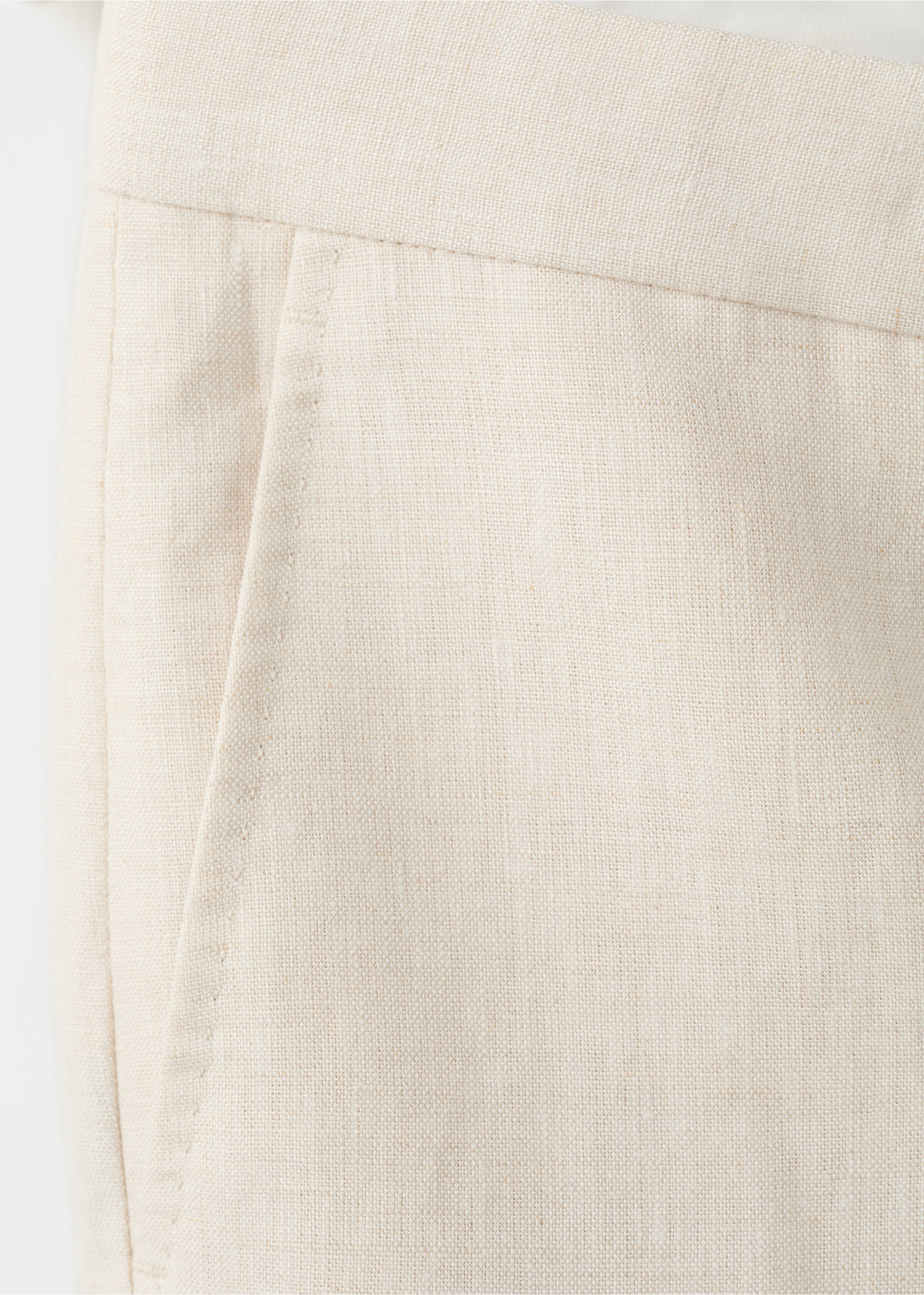 Pantalon costume Amalfi 100 % lin slim-fit - Détail de l'article 0, Écru. Ref: 37091389-02.