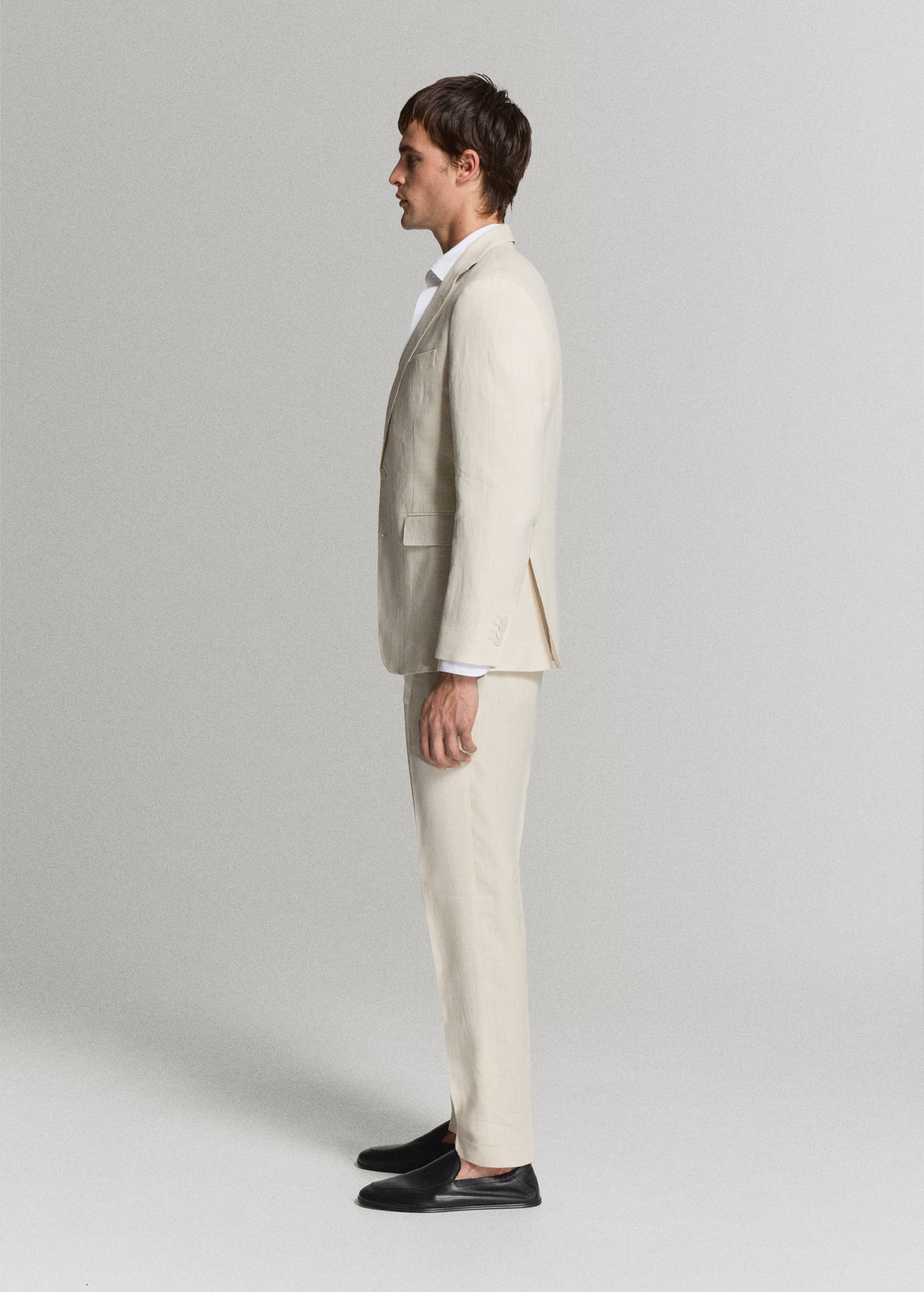 Pantalón traje Amalfi 100% lino slim fit - Detalle del artículo 4
