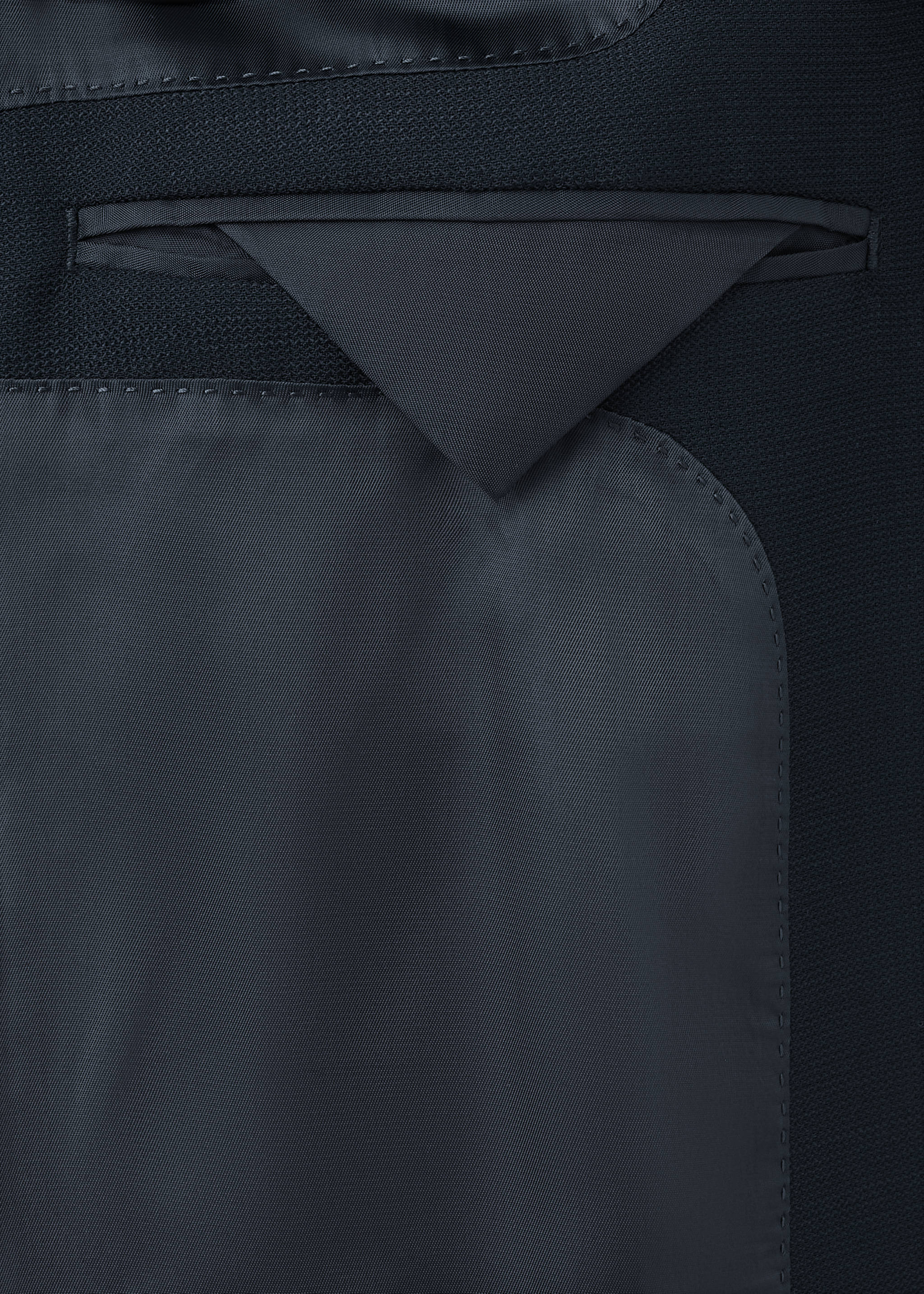Slim-fit jacket with pockets - Details of the article 8