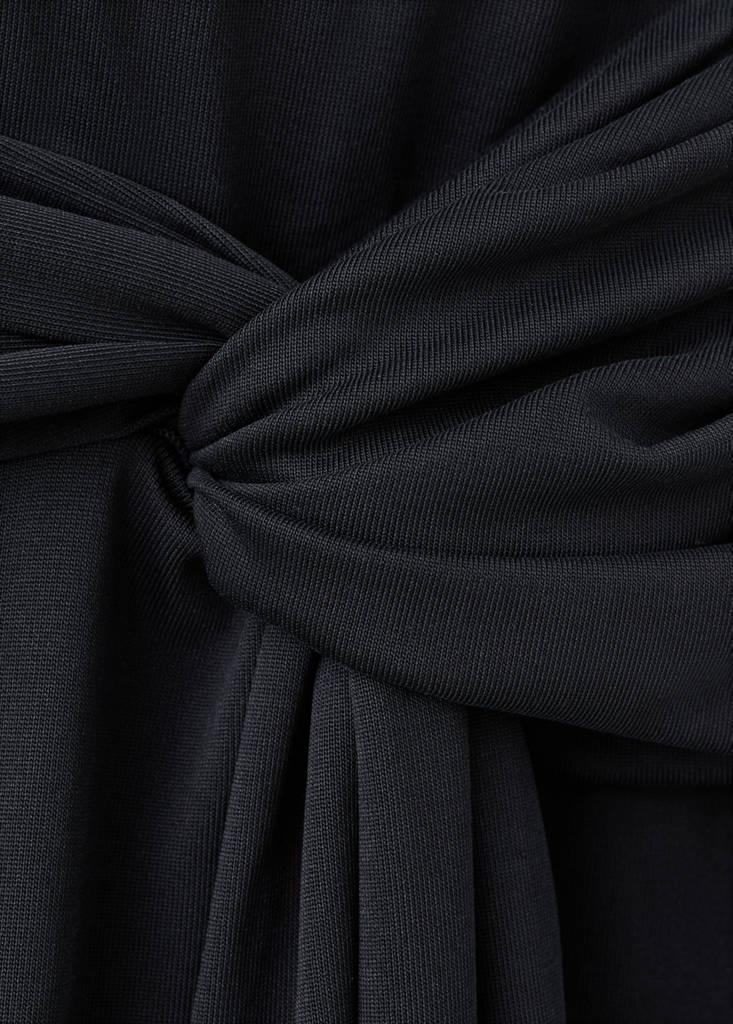 Ruched fitted skirt — Charcoal