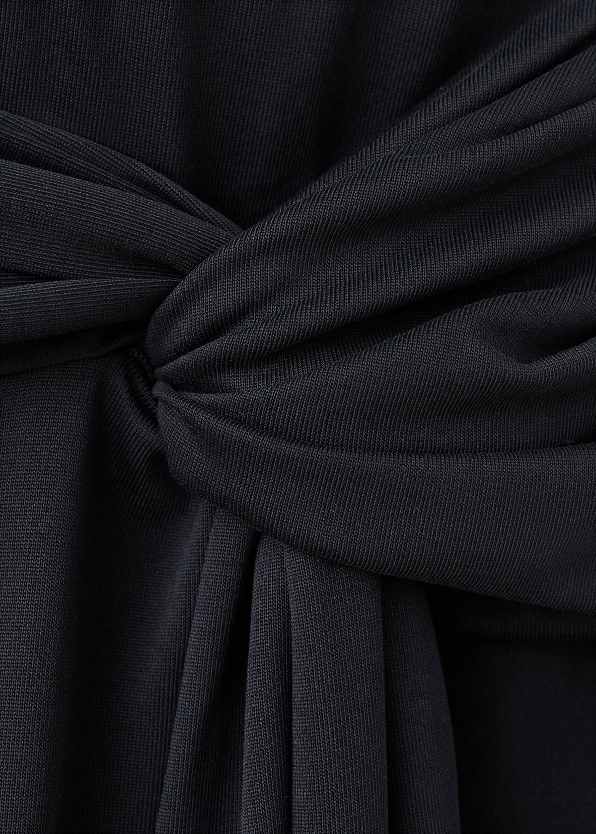 Ruched fitted skirt — Charcoal
