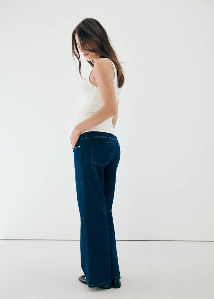 Ruched detail top — White