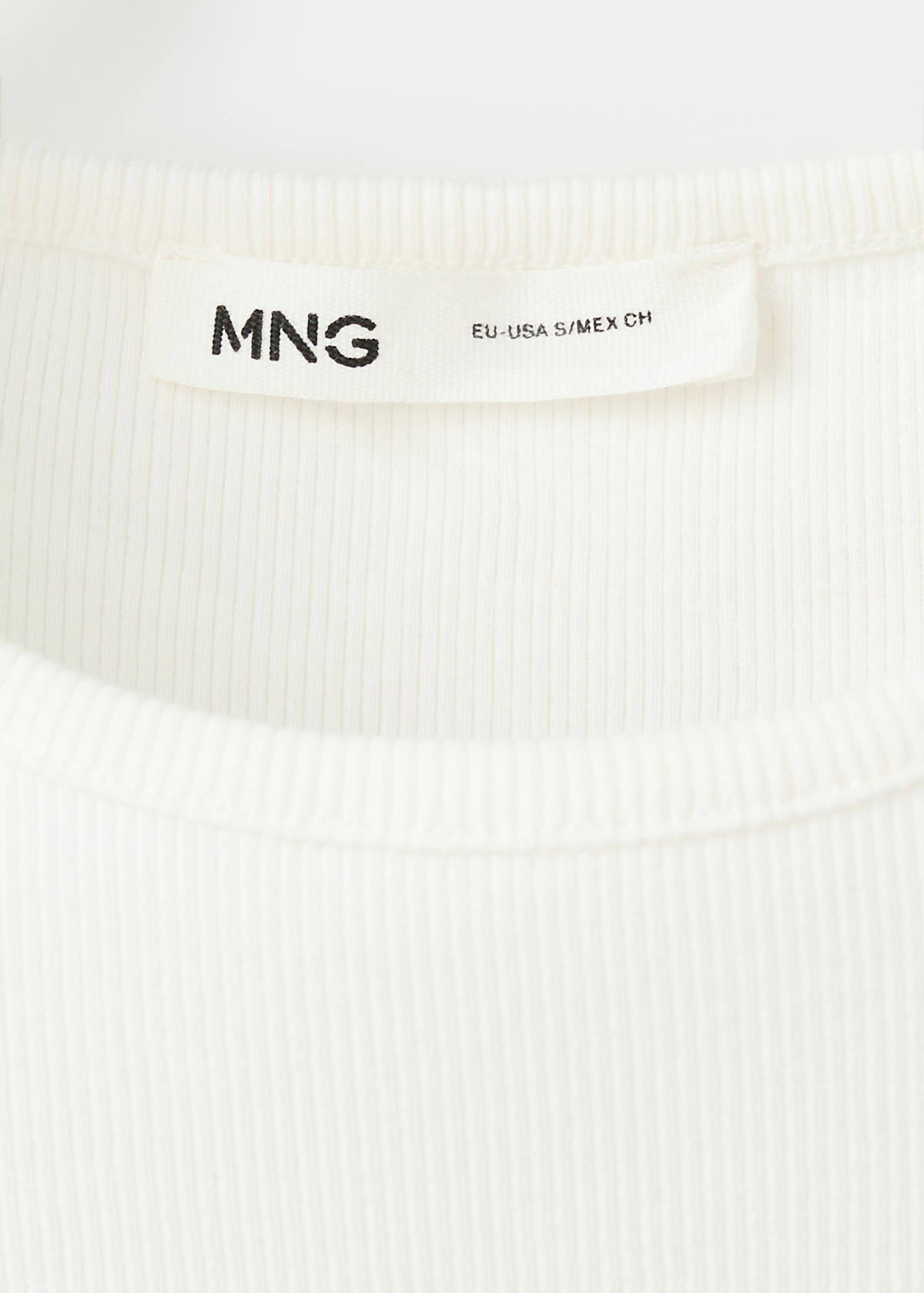 Ruched detail top — White