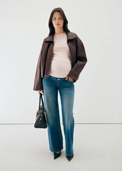 Ruched detail top — Pastel Pink 2
