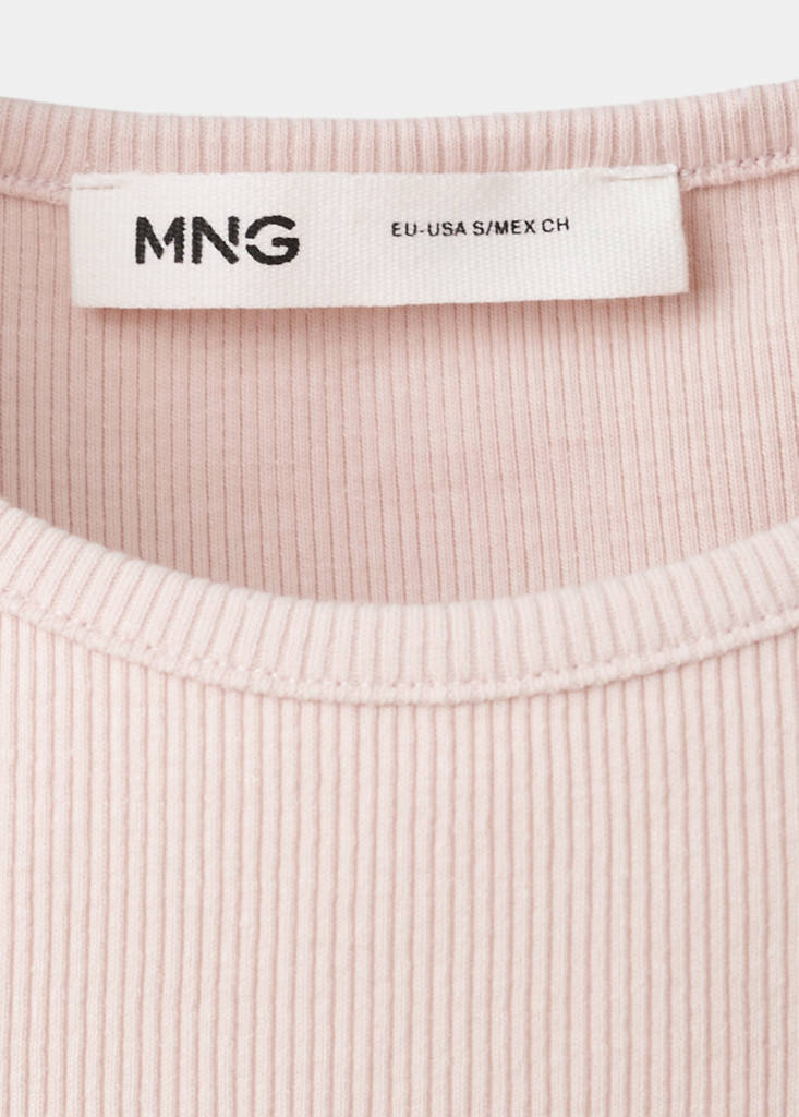Ruched detail top — Pastel Pink
