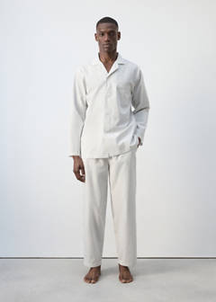 Striped pyjama pack — Grey 1