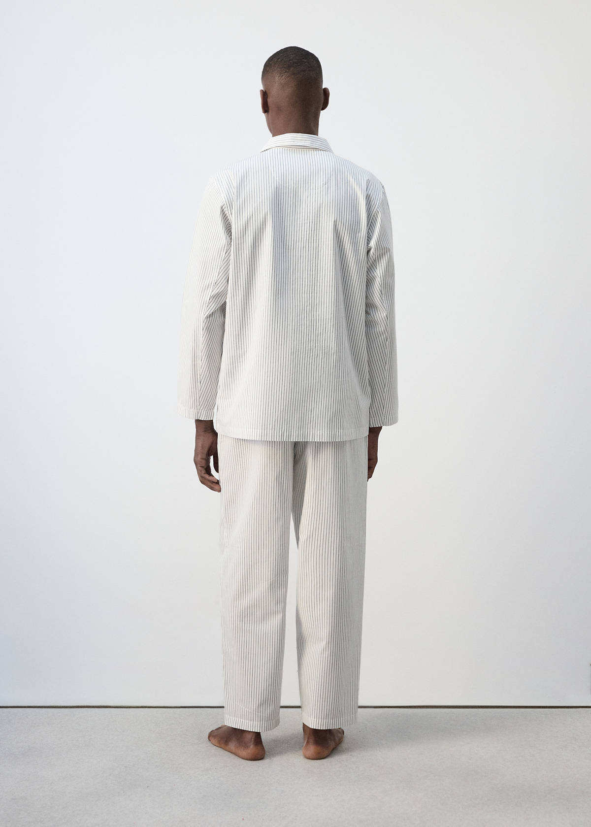 Striped pyjama pack — Grey