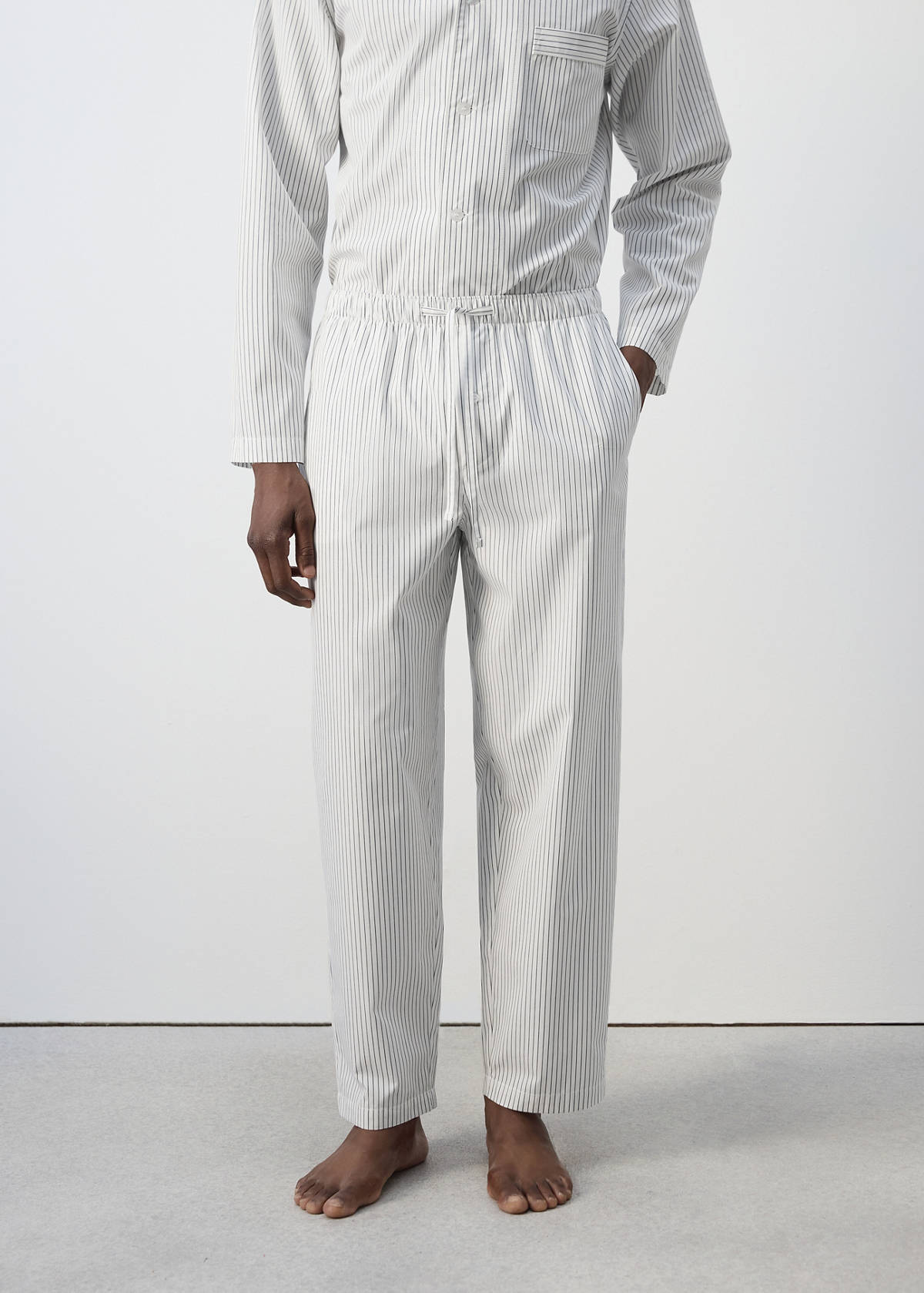 Striped pyjama pack — Grey