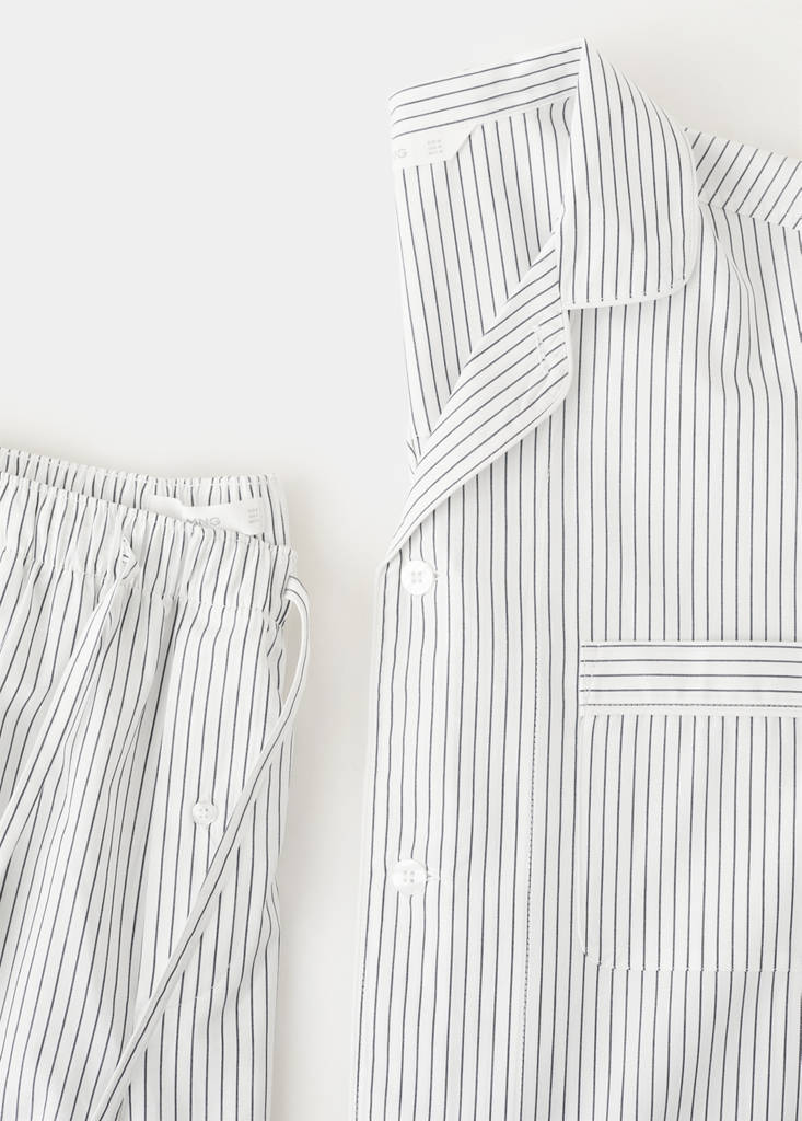 Striped pyjama pack — Grey