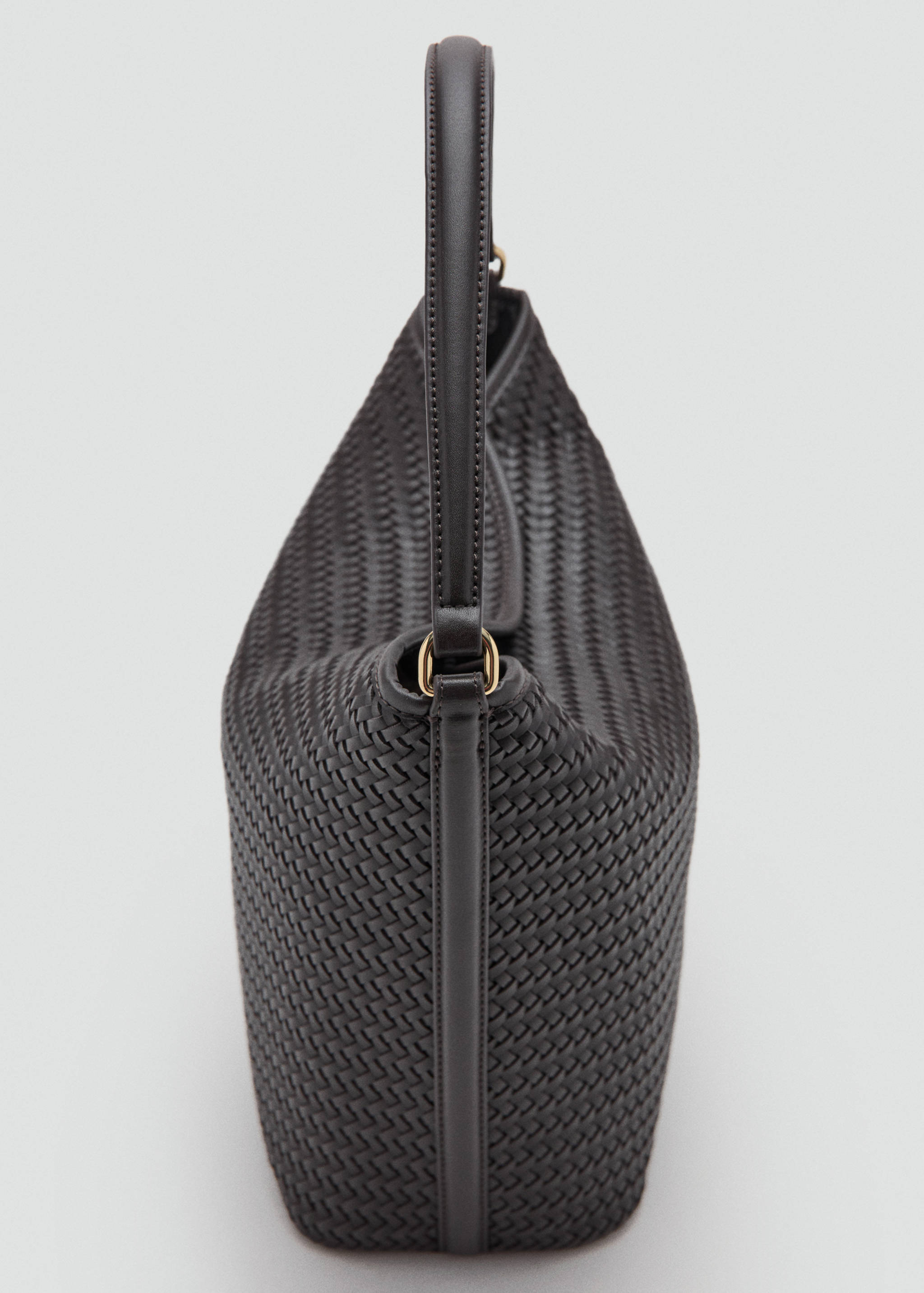 Braided bucket shoulder bag - Details of the article 1