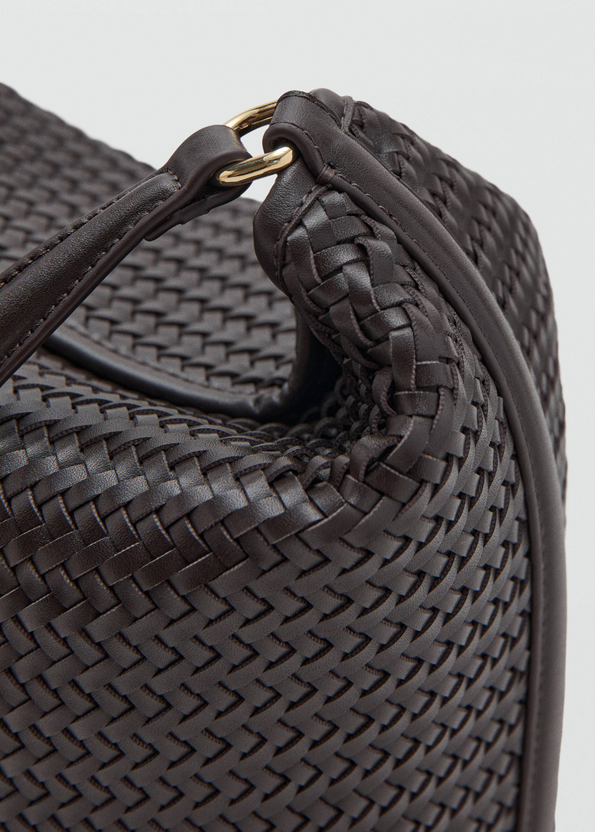 Braided bucket shoulder bag - Details of the article 2