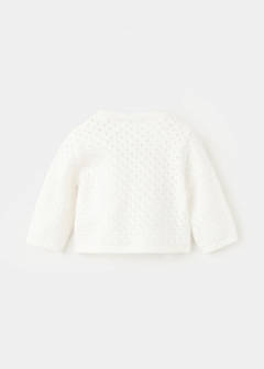 Openwork knit cardigan — Off White 4