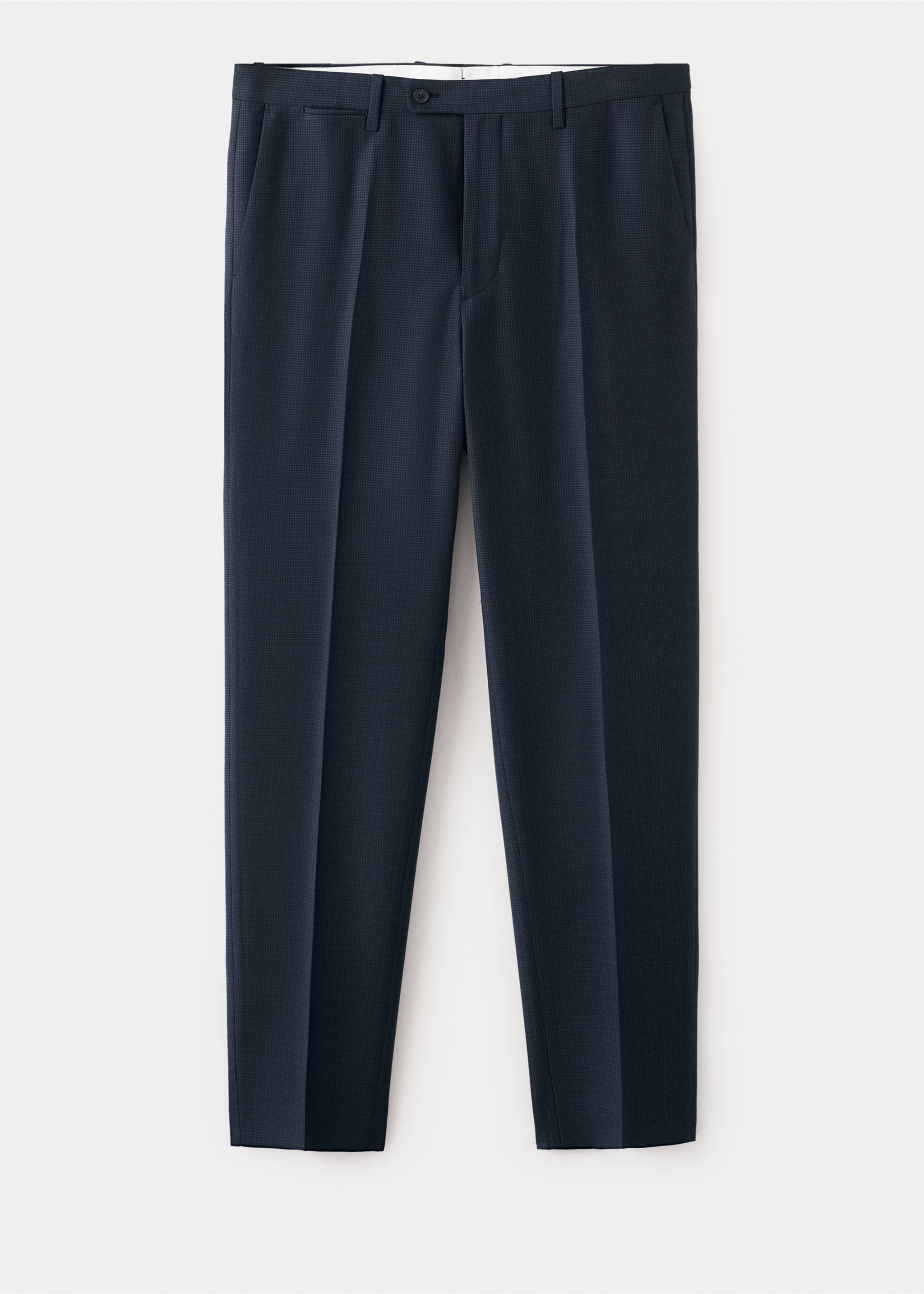 Pantalon costume Turín 100 % laine - Article sans modèle, Bleu marine foncé. Ref: 37091401-00.