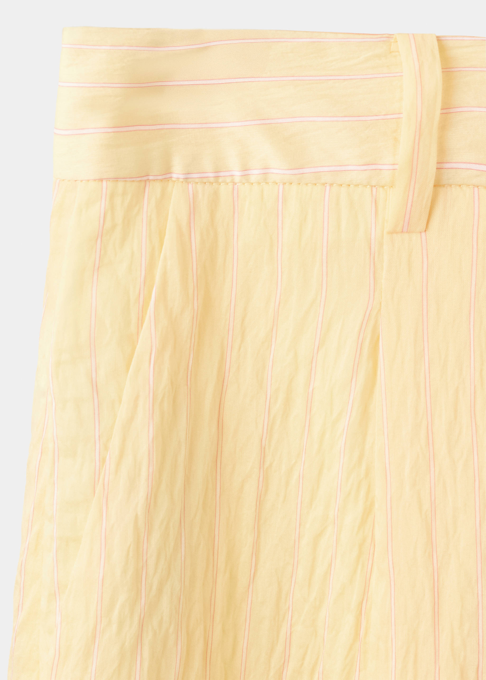 Striped lyocell trousers - Details of the article 0