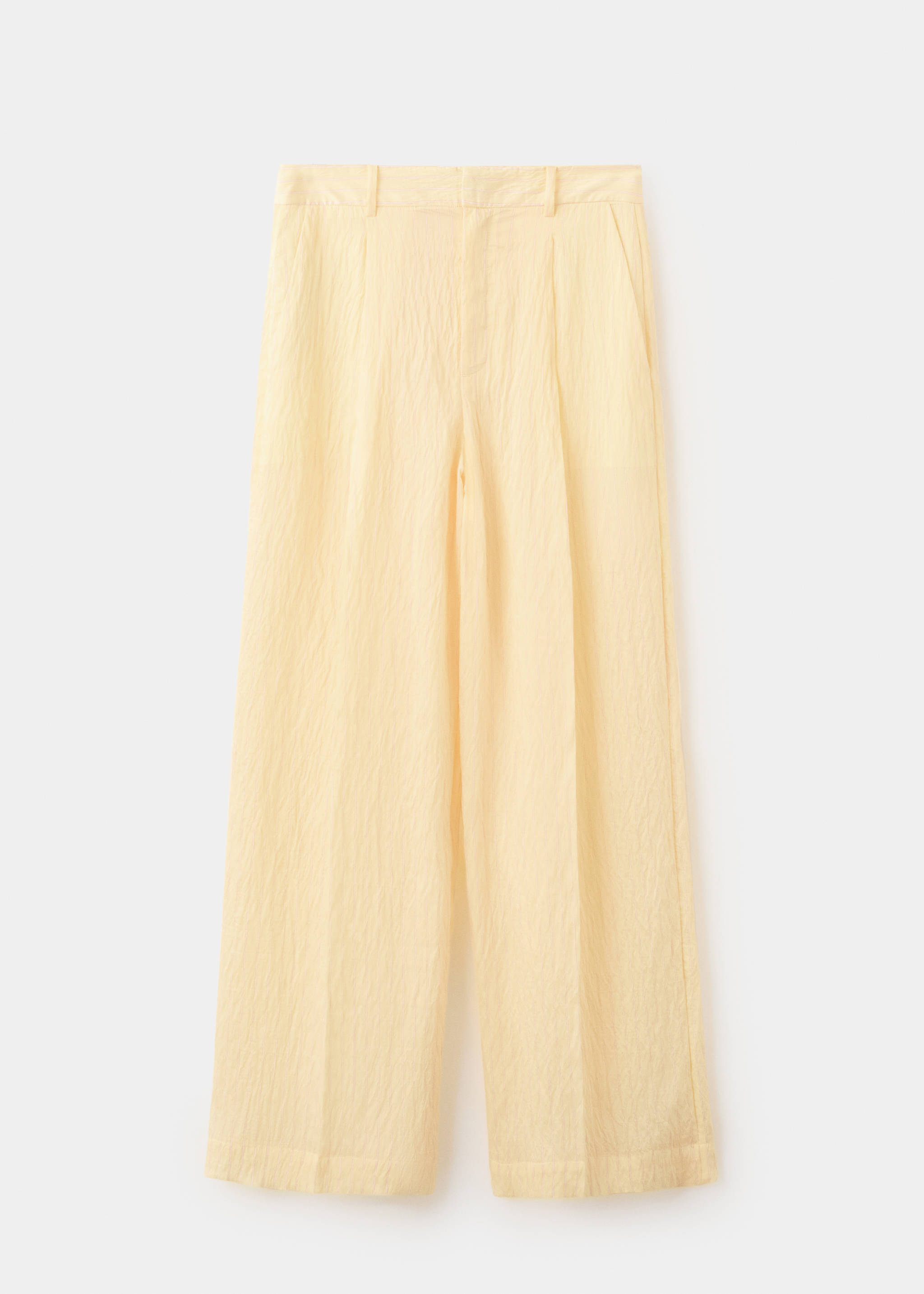 Striped lyocell trousers - Article without model