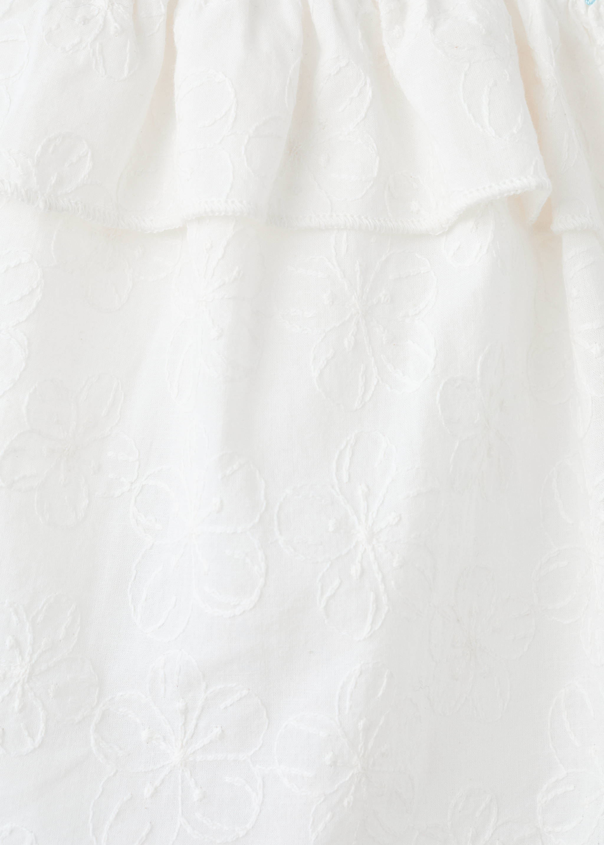 Cotton blouse with embroidered details - Details of the article 0