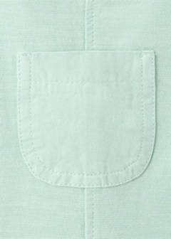 Dungarees 100% cotton with pocket — Aqua Green 4