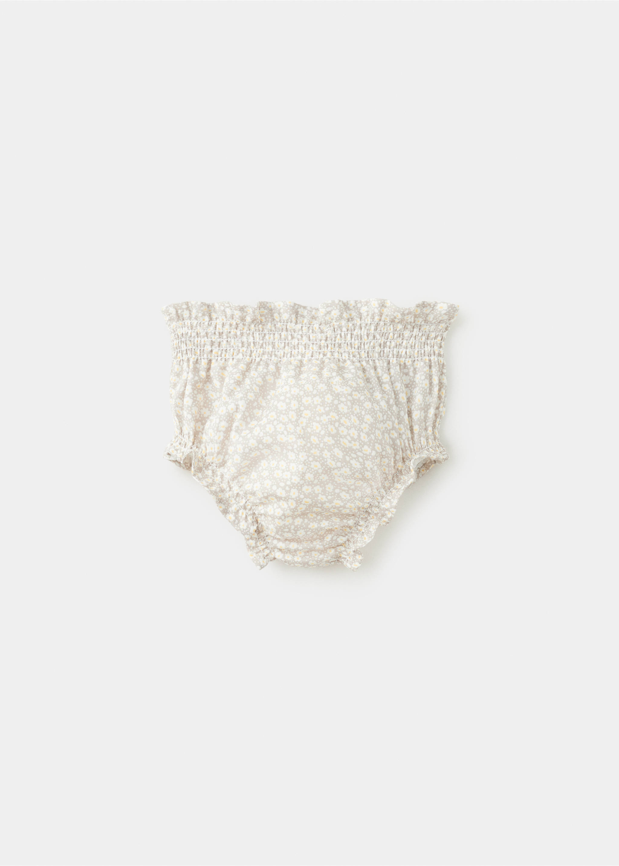 Floral-print shorts - Reverse of the article, Grey. Ref: 37091406-00.