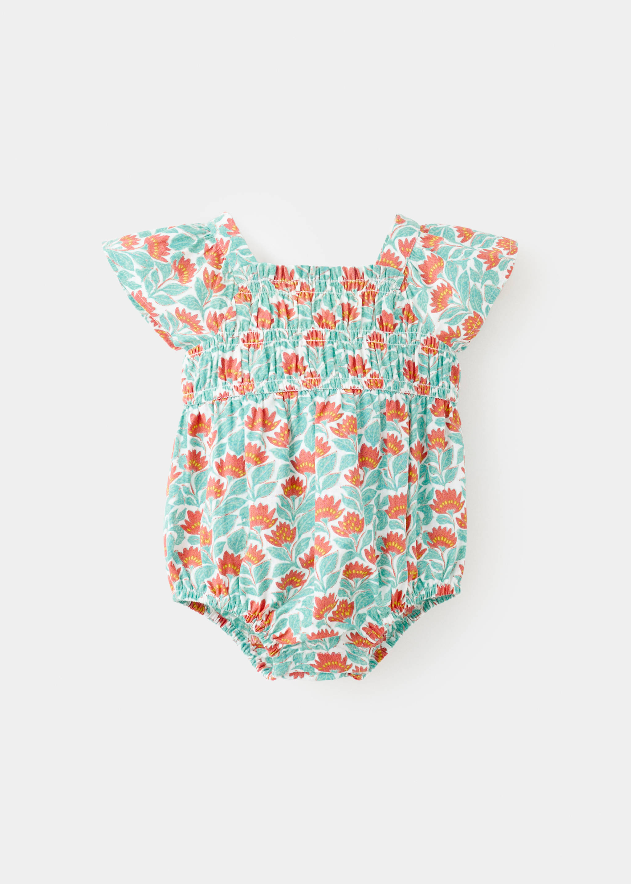 Floral-print romper suit - Article without model