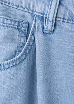 High-waisted baggy jeans — Light Blue 8