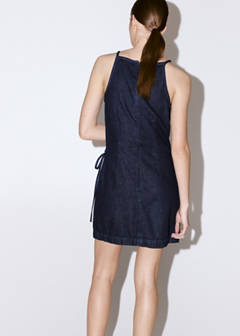 Strappy dress with tie detail — Open Blue 3