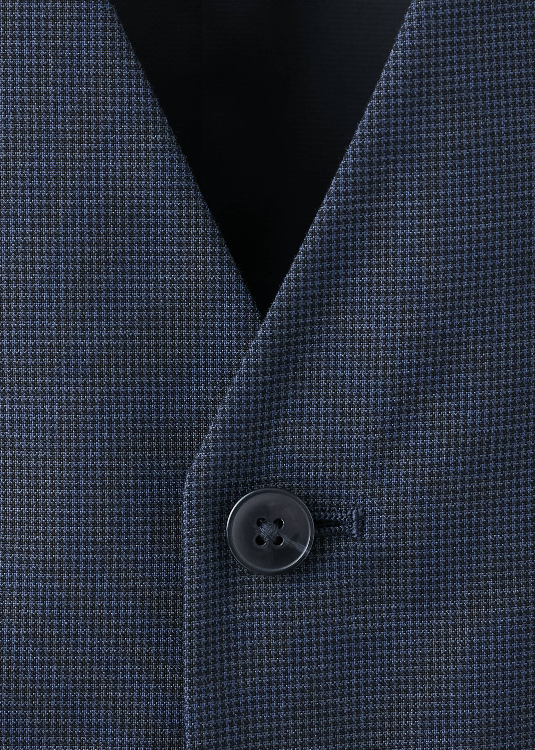 Armilla de vestit París slim fit - Detall de l'article 8, Blau tinta. Ref: 37091412-00.