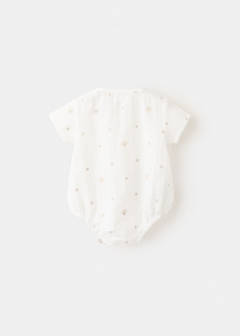 Embroidered details romper — Off White 3