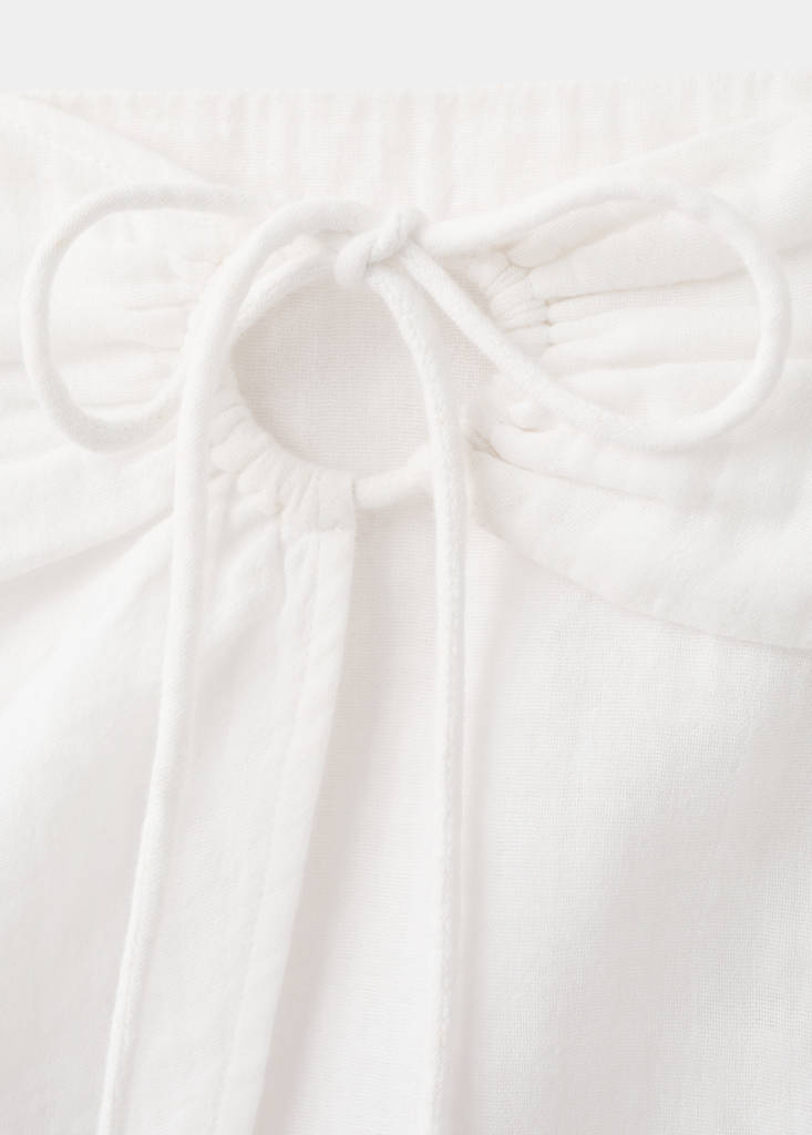 Short skirt with bow — Off White