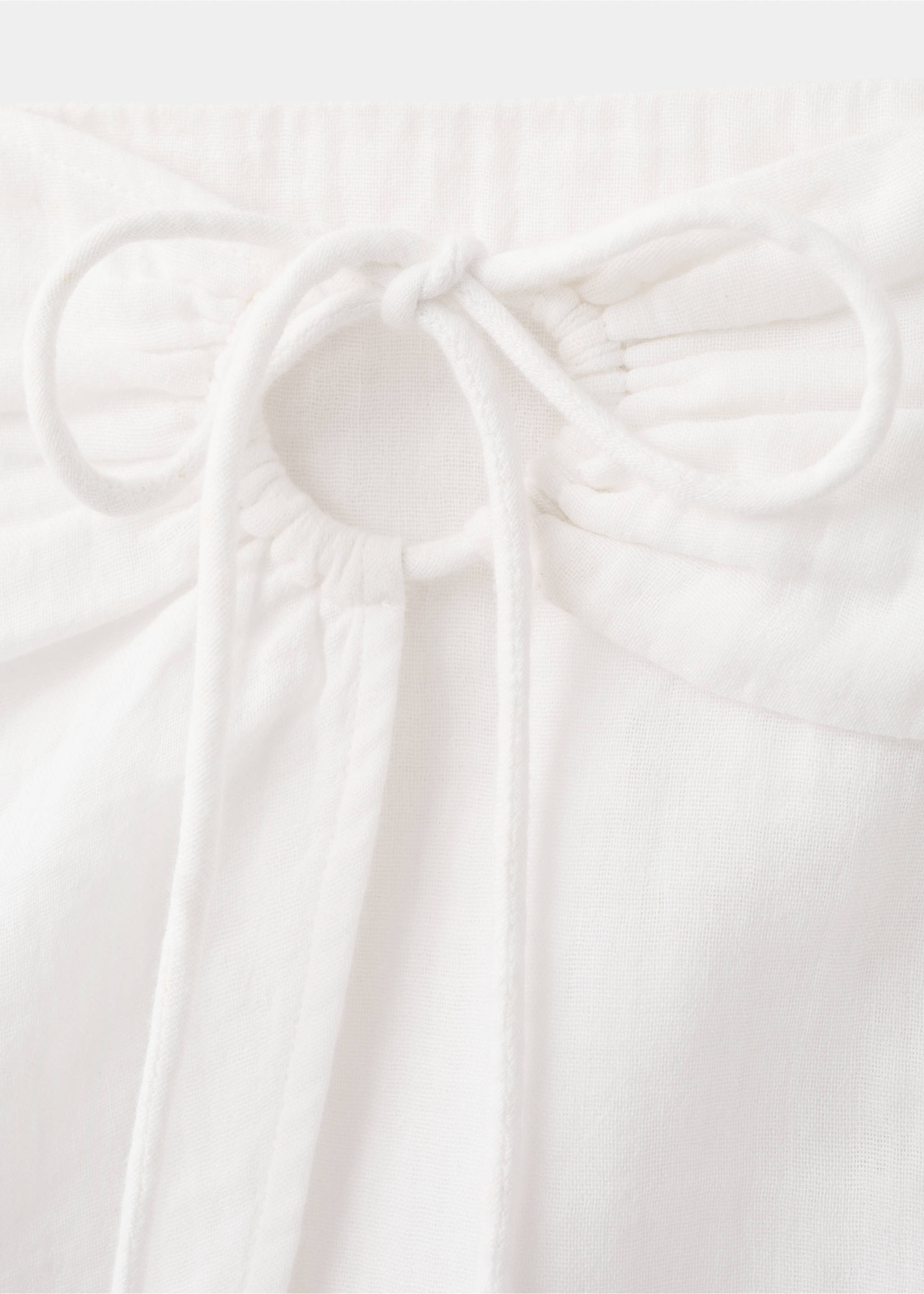 Falda corta lazo - Detalle del artículo 8, Blanco roto. Ref: 37091420-00.