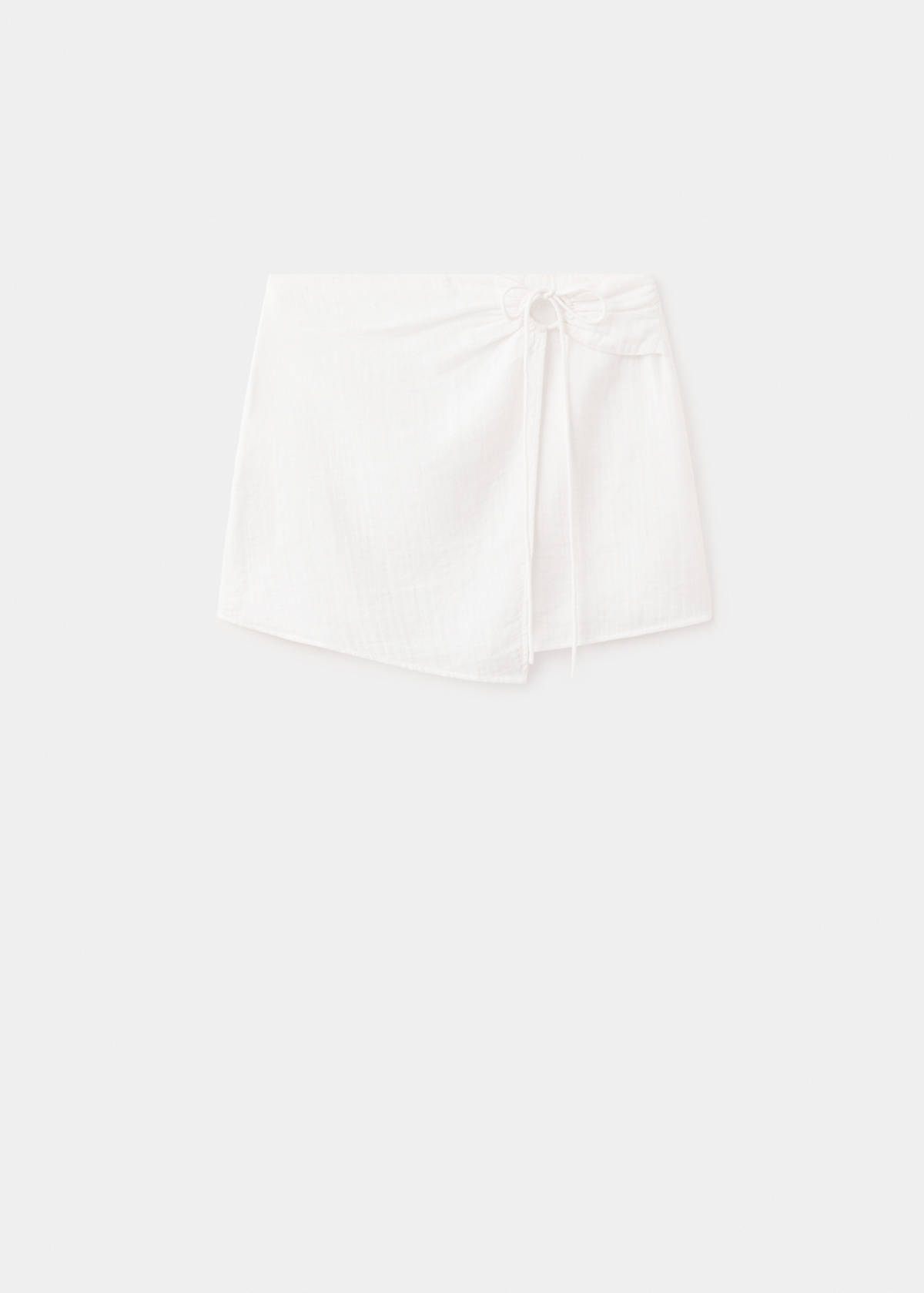 Short skirt with bow — Off White