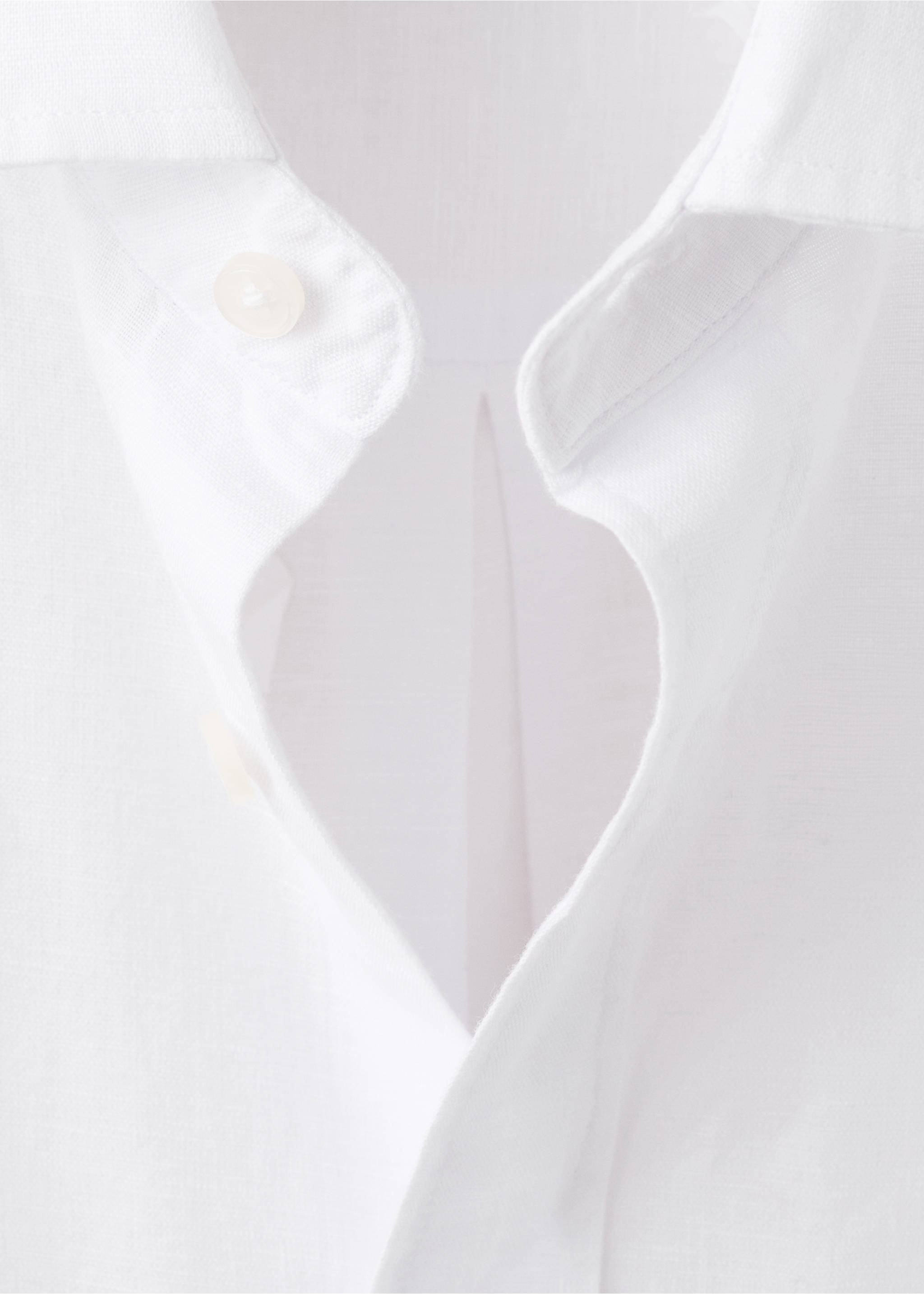 Chemise lin poche - Détail de l'article 8, Blanc. Ref: 37091425-00.