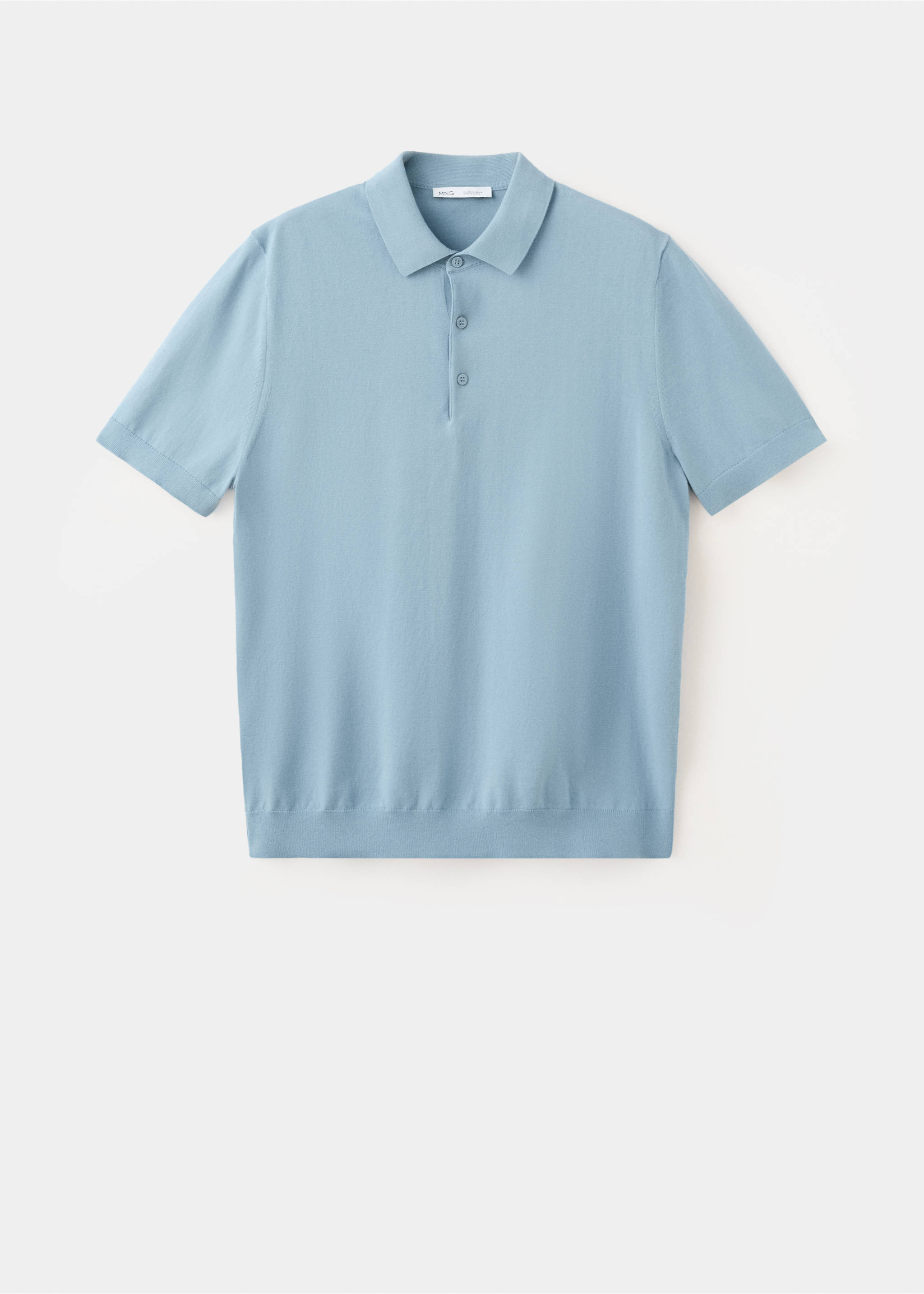 Polo 100 % coton - Article sans modèle, Vert d´eau. Ref: 37091435-00.