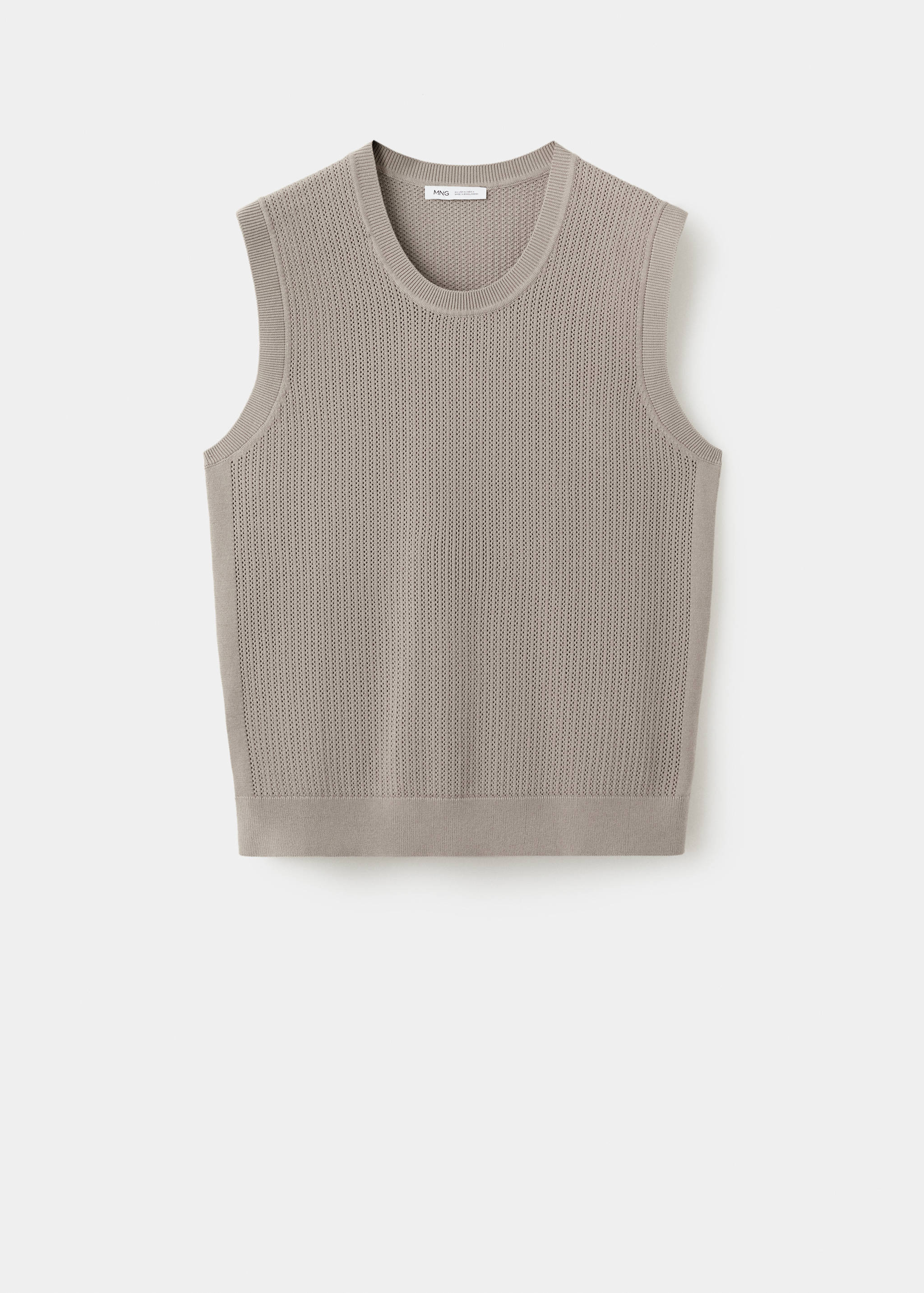 Fijngebreid gilet - Artikel zonder model