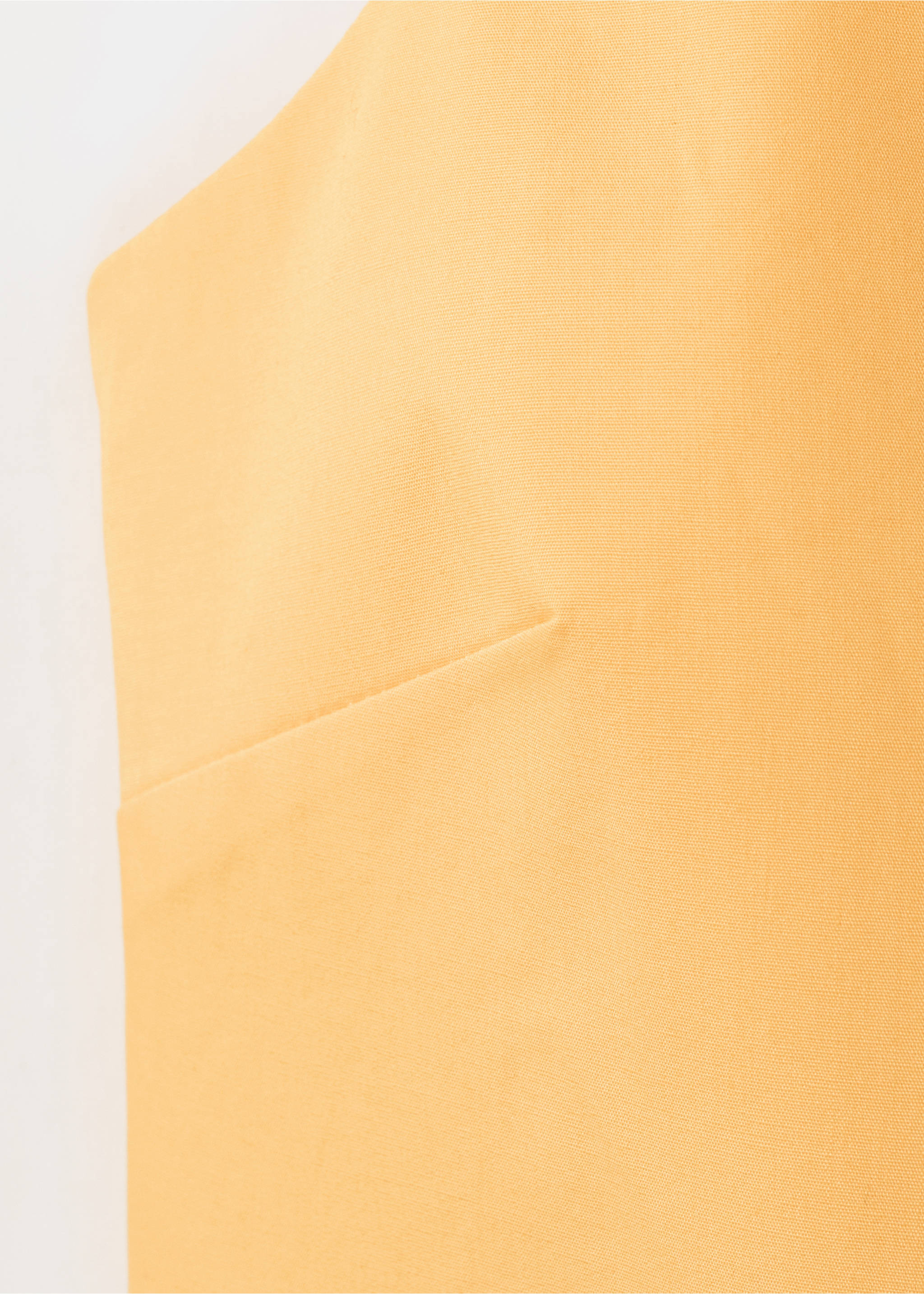 100% cotton tank top - Details of the article 8, Pastel Yellow. Ref: 37091438-00.